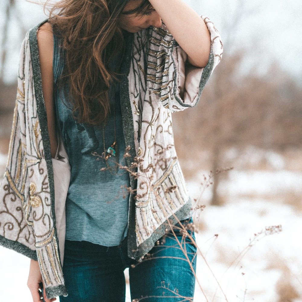 Spell Velvet Beaded Jacket